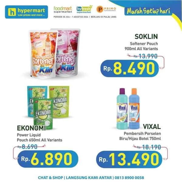 Promo Hypermart Hyper Diskon Weekday Periode 30 Juli-1 Agustus 2024