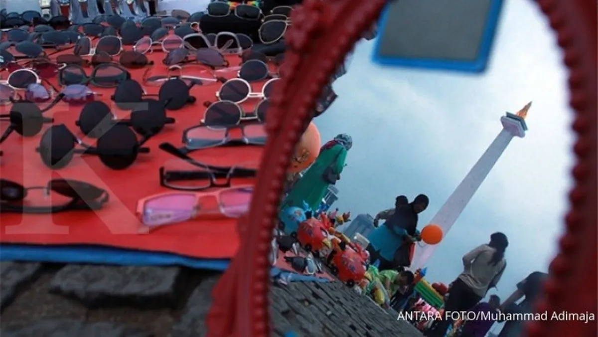 Antrian pengunjung Monas capai 4 jam