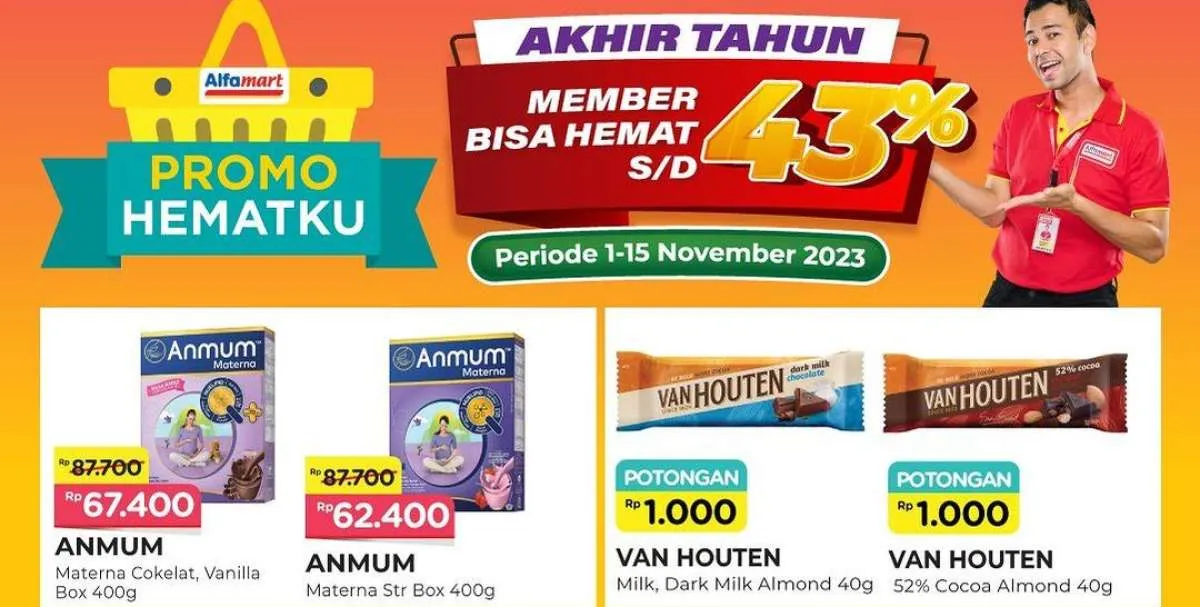 Promo Alfamart Terbaru Diskon Sampai 43% Hari Ini 13 November 2023, Promo Lebih Hemat