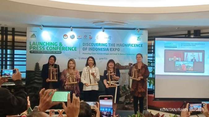 Konferensi Pers Pameran Desa Wisata di Belanda oleh Negeriku di Menara Kadin.