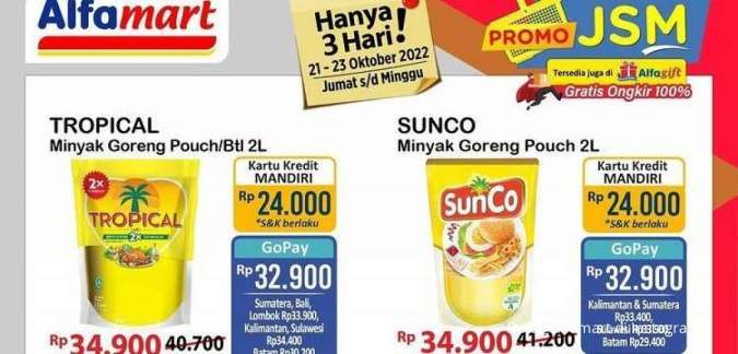 Promo JSM Alfamart Terbaru 21-23 Oktober 2022, Belanja Lebih Murah