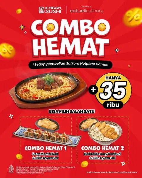 Promo Ichiban Sushi Combo Hemat