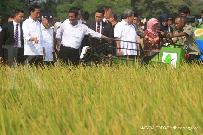 Presiden Jokowi pastikan cadangan beras aman