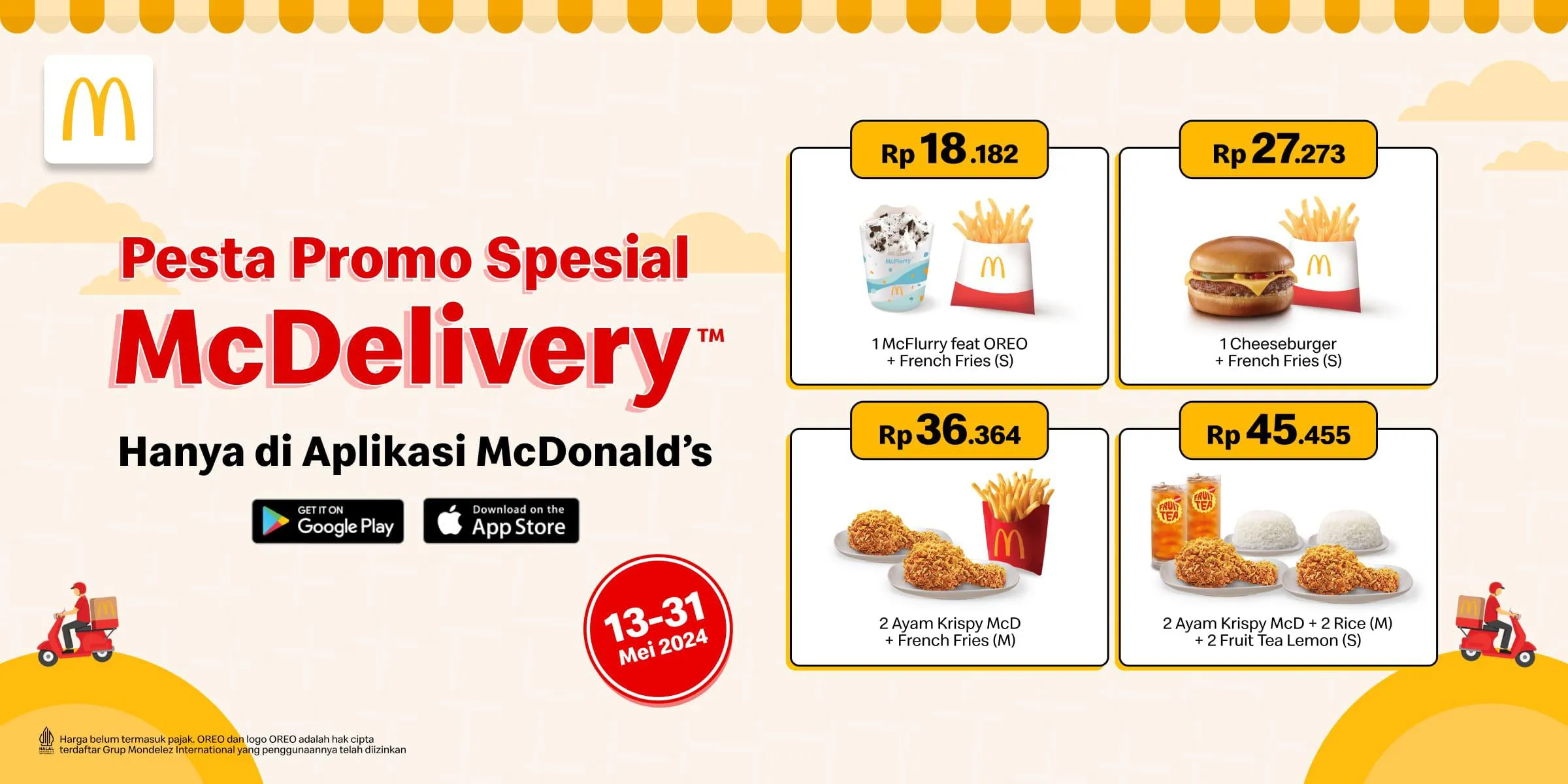 Promo McD: Pesta Promo Spesial McDelivery