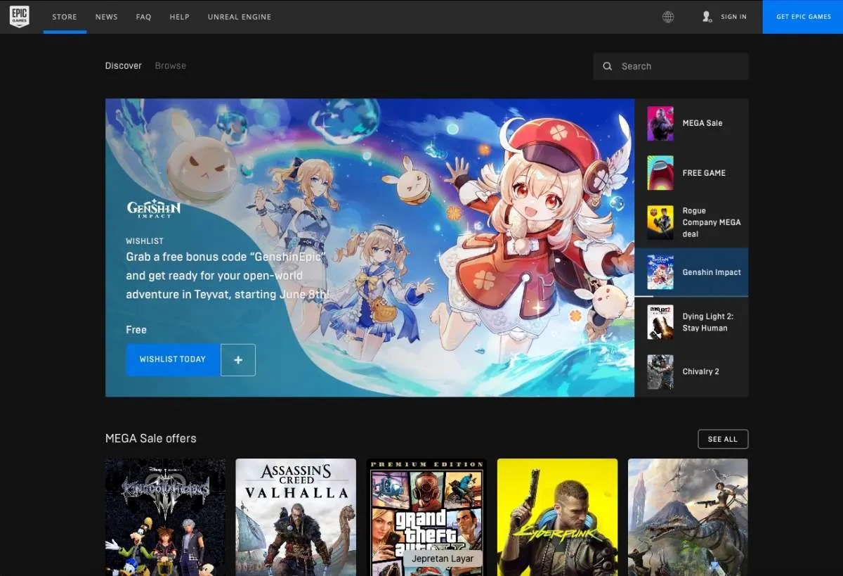 Genshin Impact ulang tahun, penggemar bisa dapat hadiah berikut ini