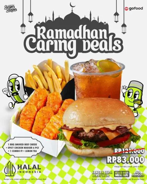 Promo Burger Bangor Ramadhan Caring Deals