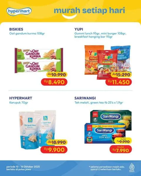 Promo JSM Hypermart Weekend Periode 10-13 Oktober 2025