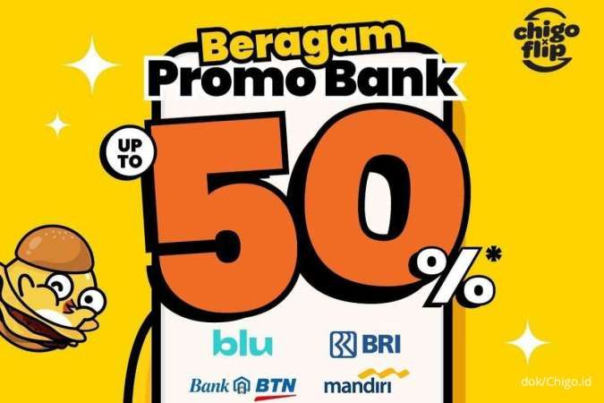 5 Promo Bank Pesan Chigo Flip Diskon up to 50% Periode Januari-Maret 2024