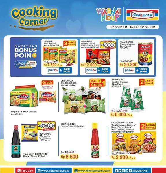 Promo Indomaret Super Hemat Mingguan 9-15 Februari 2022