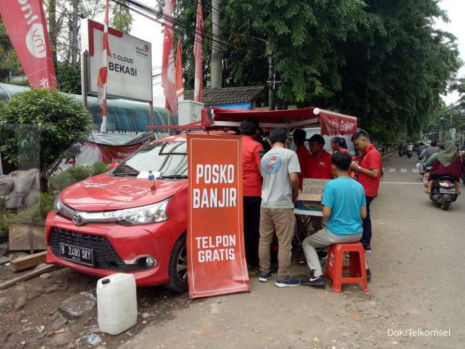 Kondisi Jaringan Telkomsel Paska Banjir Jabodetabek