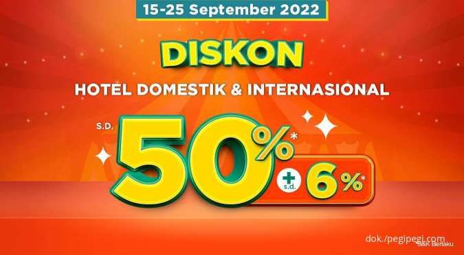 Promo Pegivaganza PegiPegi, Diskon Hotel Domestik & Internasional s.d 50%