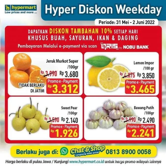 Promo Hypermart Mulai 31 Mei-2 Juni 2022