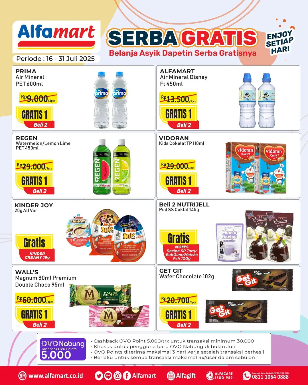 Promo Alfamart Serba Gratis 16-31 Juli 2025