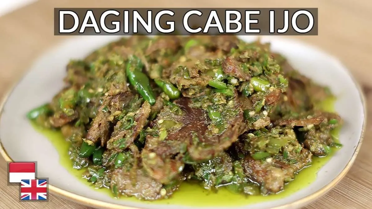 Resep Daging Cabe Ijo Khas Padang, Lebih Empuk Pakai Daging Has Dalam