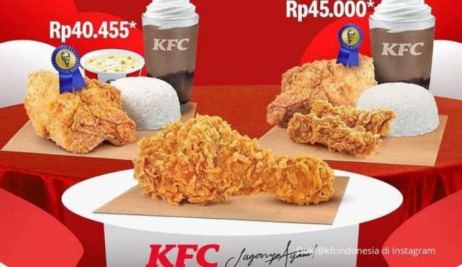 Promo KFC Spesial Bulan Kemerdekaan di Agustus 2022, Paket Menarik Harga Hemat