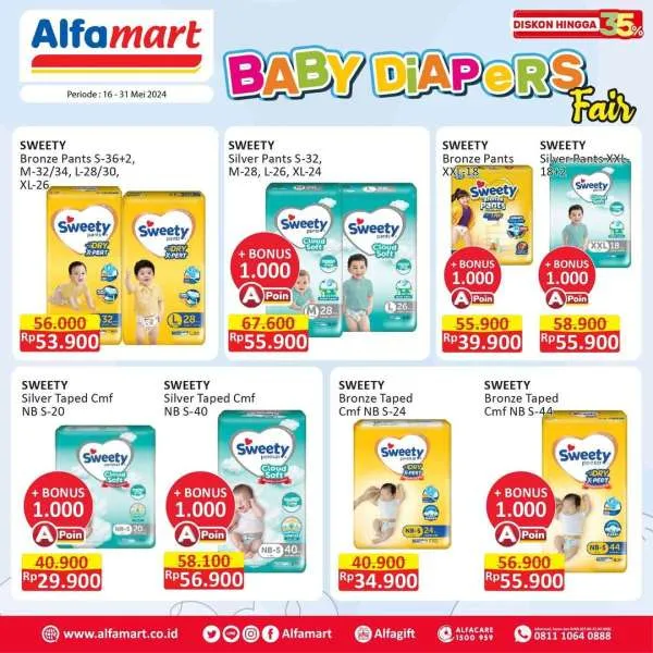 Promo Alfamart Dunia Bunda & Si Kecil Periode 16-31 Mei 2024