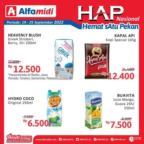 Promo Alfamidi Hemat Satu Pekan Periode 19-25 September 2022