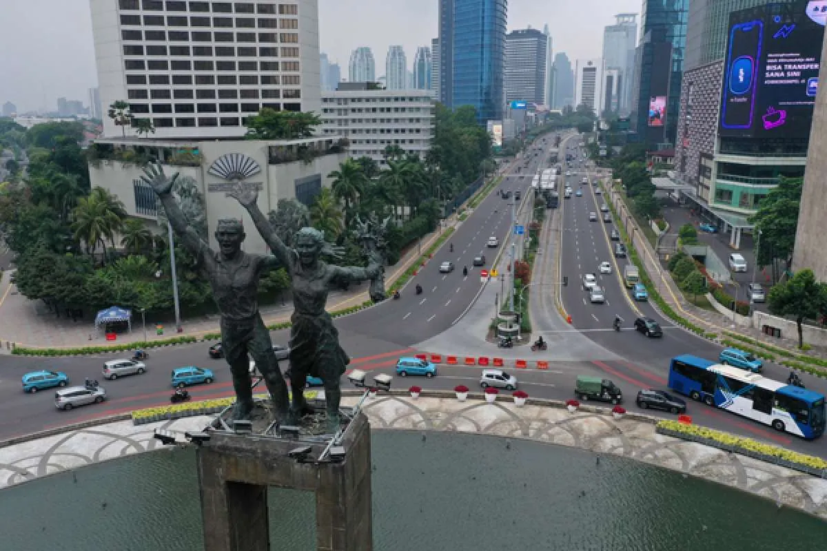 Ini pengalihan arus lalu lintas saat demo tolak omnibus law UU Cipta Kerja di Jakarta