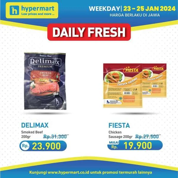 Promo Hypermart Hyper Diskon Weekday Periode 23-25 Januari 2024