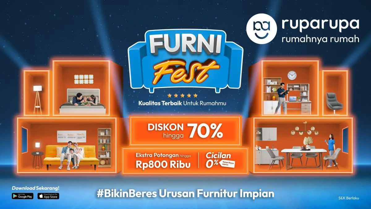 Berkomitmen BikinBeres Rumah Impian Keluarga, ruparupa Gelar FurniFest 2024 