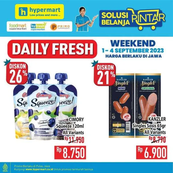 Katalog Promo JSM Hypermart Terbaru 1-4 September 2023