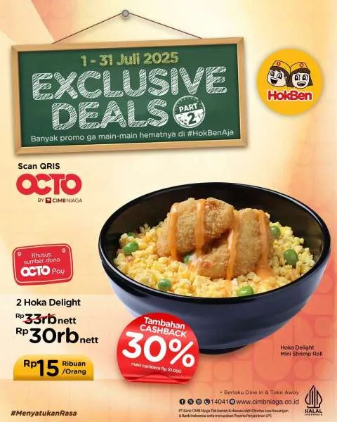 Penawaran Spesial Promo Exclusive Partner Deals Juli 2025 dengan OCTO CIMB Niaga