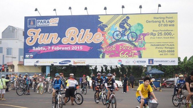 1.300 pesepeda ramaikan acara 'gowes' Paramount