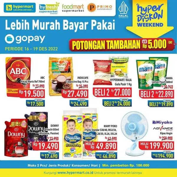 Harga Promo JSM Hypermart 16-19 Desember 2022