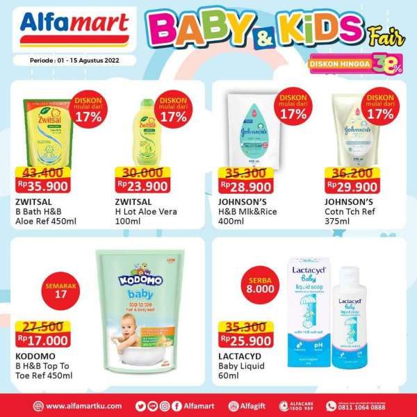 Promo Alfamart Terbaru, Belanja Produk Kesehatan dan Body Care Anak Jadi Lebih Hemat