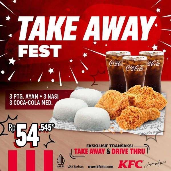 Promo KFC Terbaru Take Away Fest