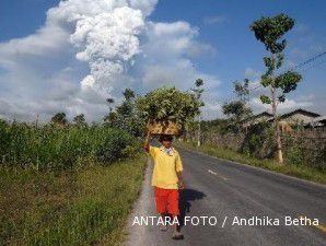 Gunung Lokon berstatus awas, penduduk Tomohon masih tenang
