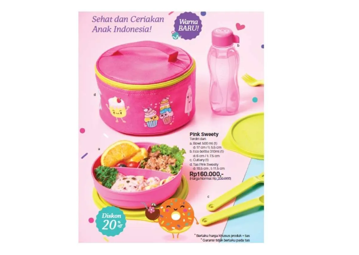 Katalog promo Tupperware Juli 2021, perabotan makan minum ini diskon 10%-20%