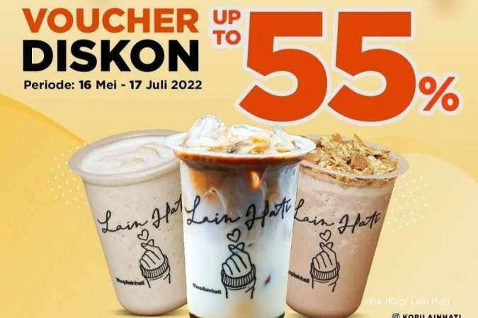 Promo Kopi Lain Hati Mei 2022, Ada Voucher Diskon hingga 55% via ShopeePay