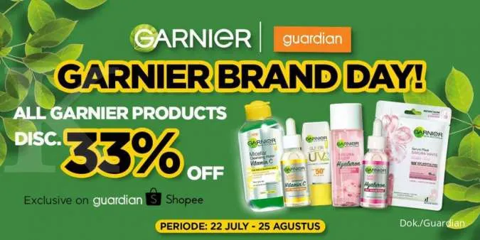 Promo Garnier Brand Day Guardian