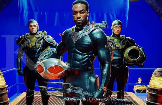 Film Aquaman 2 rilis foto kostum terbaru Black Manta dibintangi Yahya Abdul-Mateen II