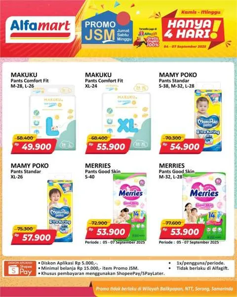 Promo JSM Alfamart Periode 4-7 September 2025