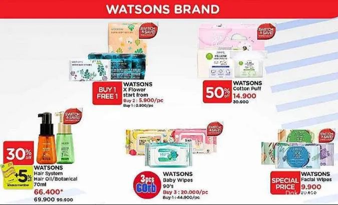 Promo Watsons Payday Sale Periode 23-26 Juni 2022