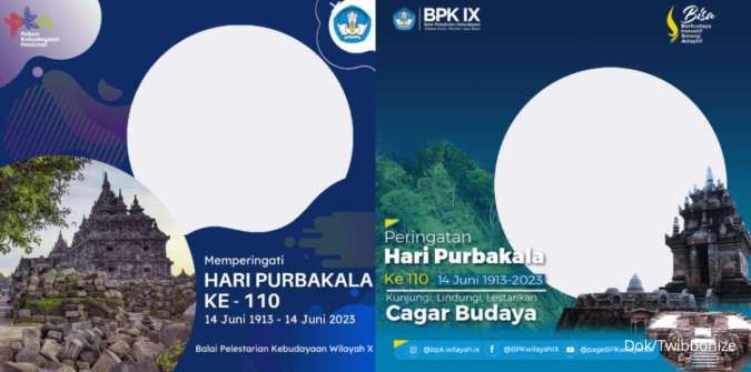 23 Twibbon Hari Purbakala 2023, Peringatan untuk Melestarikan Cagar Budaya
