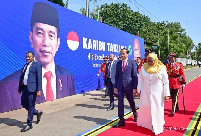 Presiden Jokowi Bertemu Presiden Tanzania pada Hari Ketiga Kunjungan ke Afrika