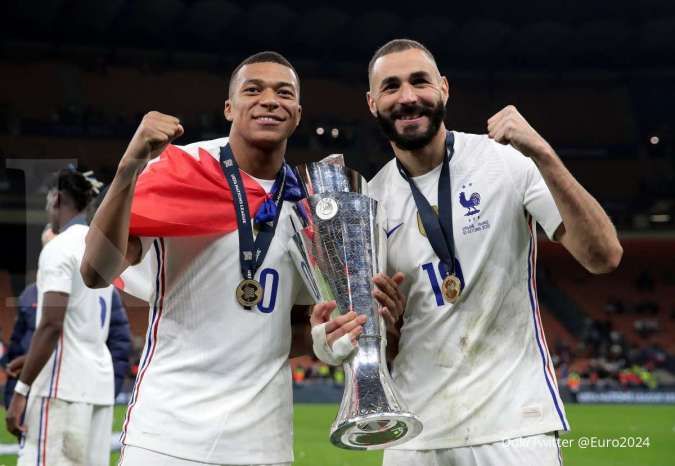Duet Karim Benzema-Kylian Mbappe moncer di Prancis, kabar baik untuk Real Madrid