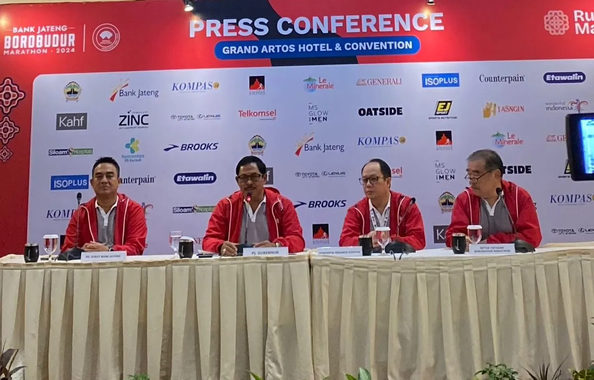 Merayakan Semangat Olahraga dan Harmoni Budaya di Bank Jateng Borobudur Marathon 2024