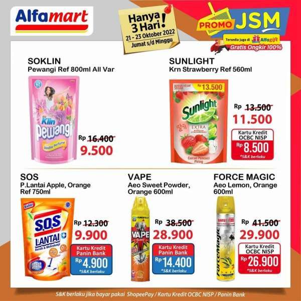 Katalog Promo JSM Alfamart Terbaru 21-23 Oktober 2022