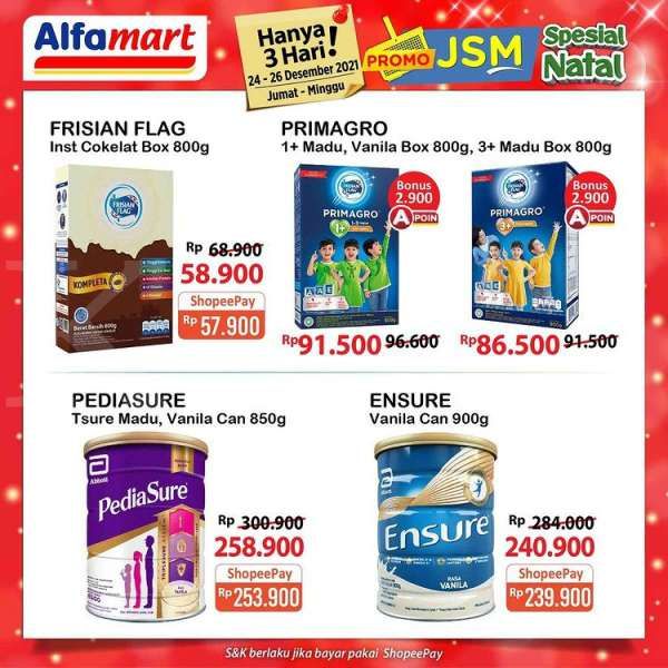 Promo JSM Alfamart Spesial Natal 24-26 Desember 2021