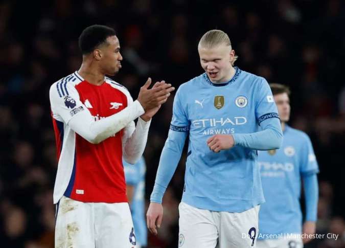 Head to Head Arsenal vs Manchester City: Arsenal Ternyata Lebih Baik