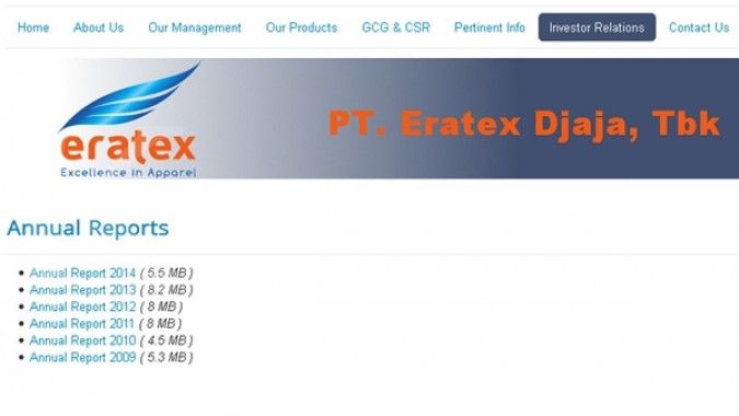 Eratex telah kantongi izin BKPM perluas produksi