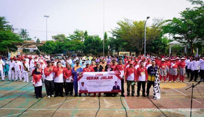 Warga Muara Gembong Rayakan Kemerdekaan dengan Aksi Bersih Sampah