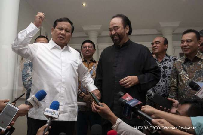 Pertemuan 4,5 Jam, Prabowo-Surya Paloh Banyak Bicara Hal-Hal Romantisme