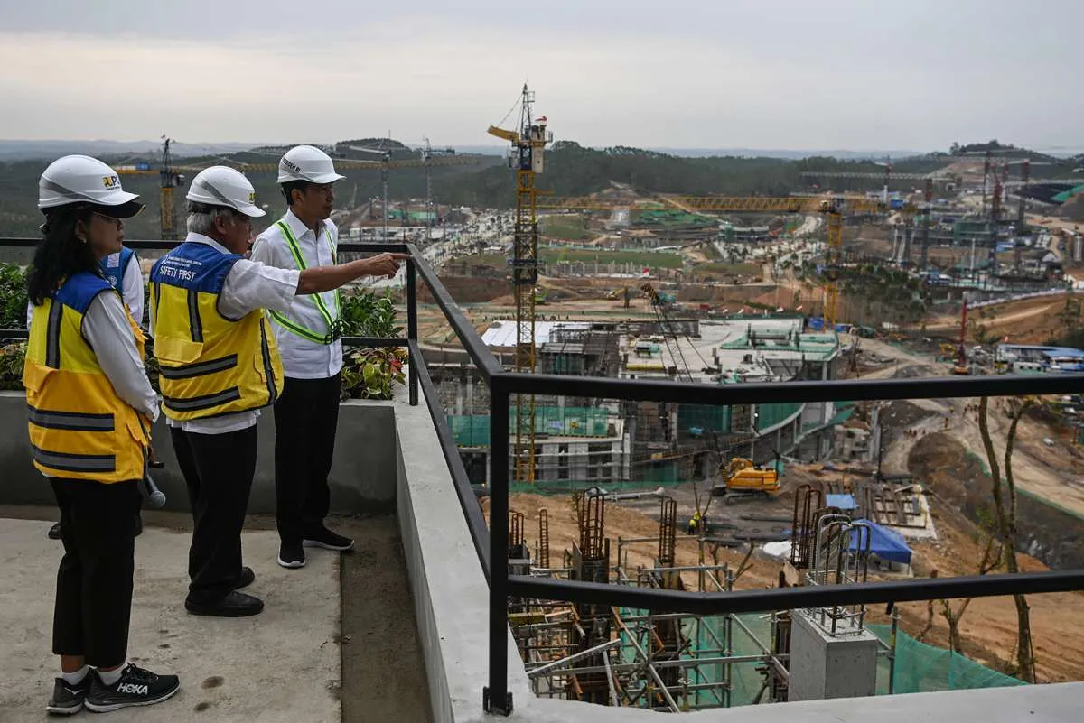 Progres Pembangunan Kantor Presiden di IKN Capai 74%