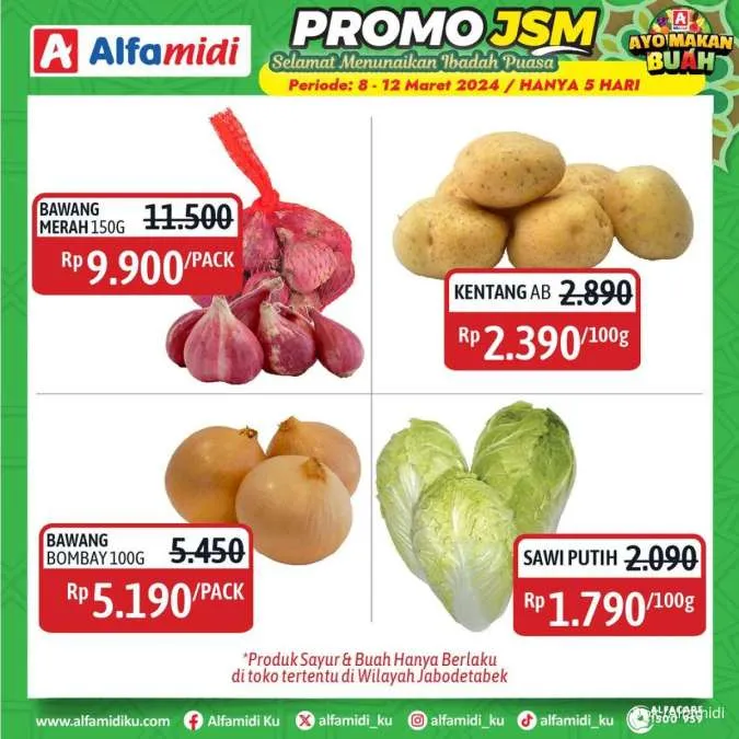 Promo JSM Alfamidi Hanya 5 Hari Periode 8-12 Maret 2024