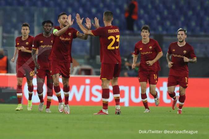 Hasil AS Roma vs CSKA Sofia di Liga Konferensi: Giallorossi bantai The Reds 5-1